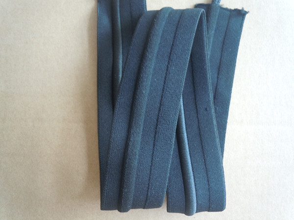 Colored Custom Woven Elastic Band With Draw Cord Inside For Sportwear
