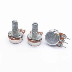 WH148 Rotary Potentiomer Long Life Volume Control Linear B50K B10K Potentiometer