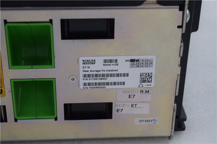 Black Wincor ATM Parts Repair C4060 Reel Storage Fix Installed 1750126457 01750126457