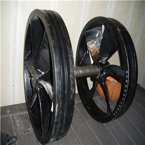 50mm Diameter Jaw Crusher Pulley Flywheel Of Mining Machine Spare Parts