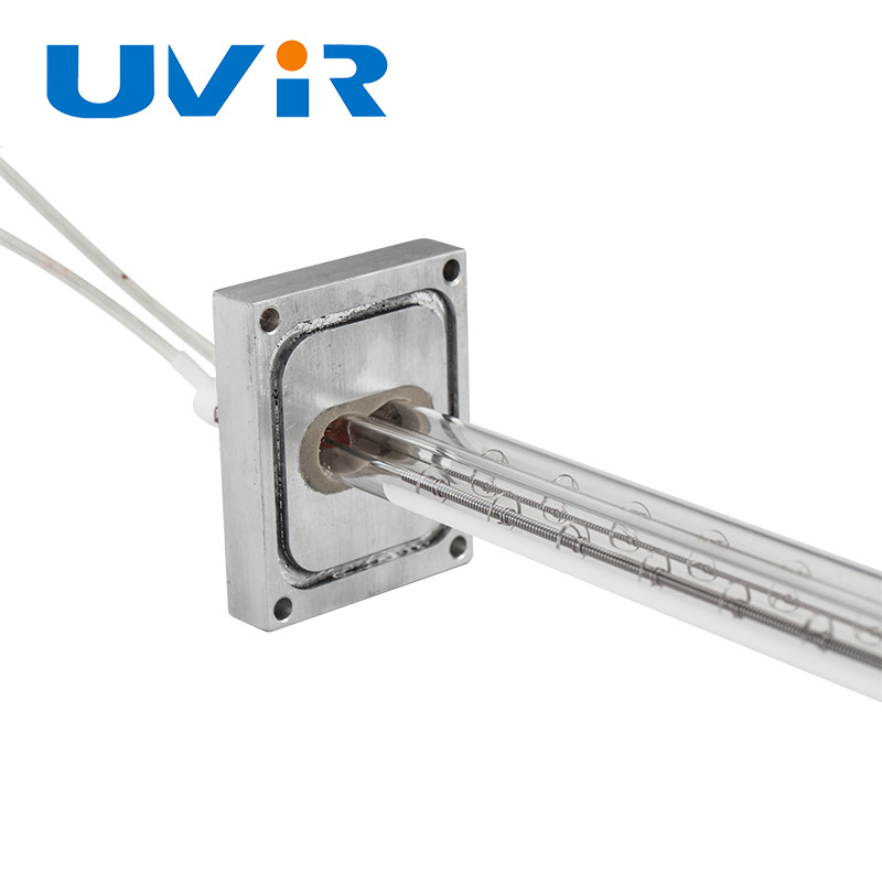 White coating Quartz Twin Tube Infrared Lamps ,200-4000w Halogen Heater Element