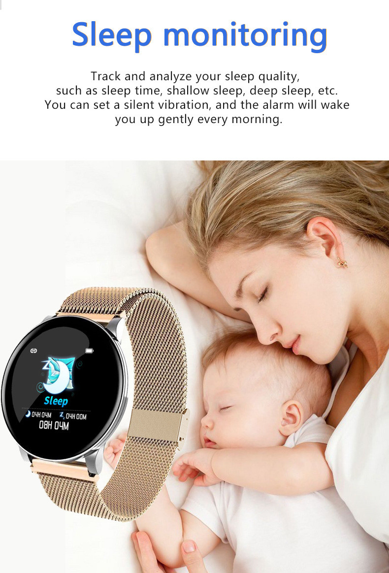 Ladies Smart Watch With Bp Monitor , 1.3 Inch Waterproof Sports Smartwatch