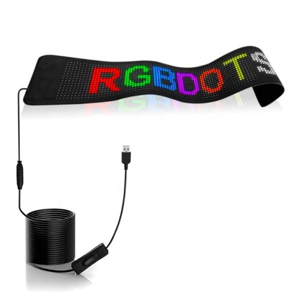 High Contrast Ratio Led Flexible Screen Rear for Indoor And Outdoor IP Rating