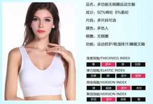  2015 high quality hot sale new fashion sportswear gym trainning yoga sports bra Manufactures