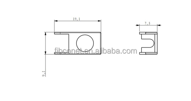 Length ≤52.25mm Fast Connector The Essential Component for FTTH Cable Connection