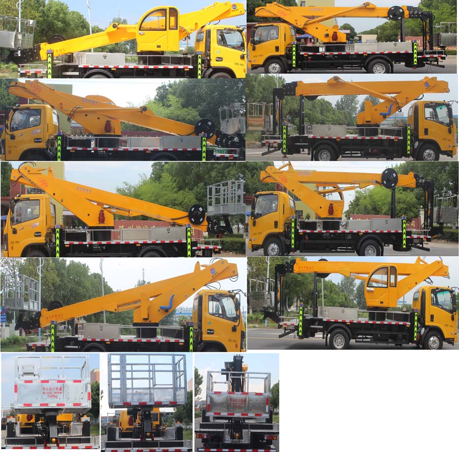 Raising 55m Arm Length Lifting 2 Men High Altitude Operating Truck
