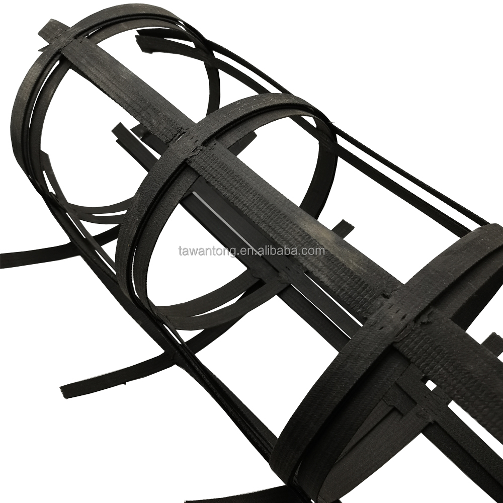 50kn Tensile Strength Steel-Plastic Biaxial Geogrid for Online Technical Support