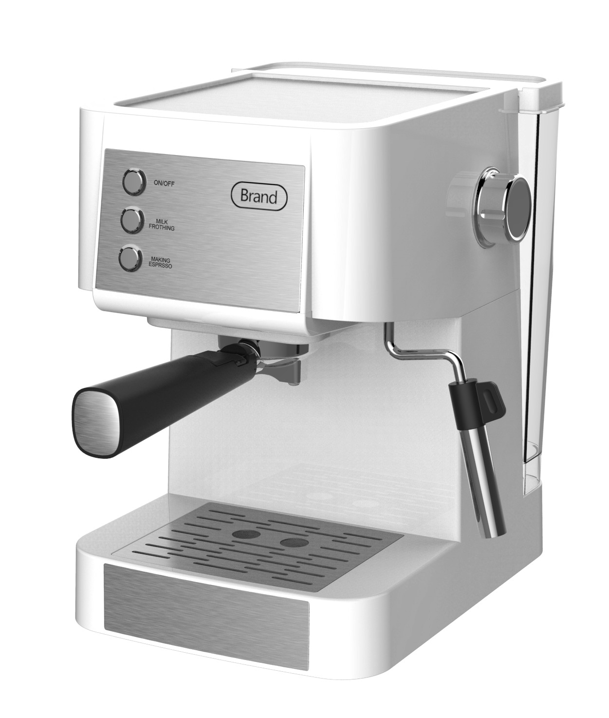 CM-1699 Household Stainless Steel Espresso Coffee Machine Push Button Control