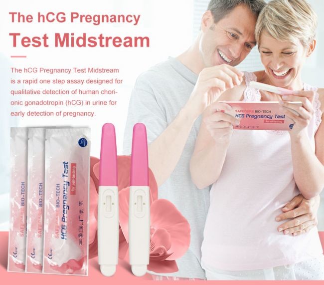 Rapid Hcg Pregnancy Urine Test Kit , Urine Pregnancy Test Strip 40 Tests/Kit