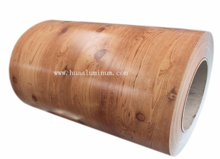 ISO9001 H14 Wood Coated Aluminium Coil For Home Appliance
