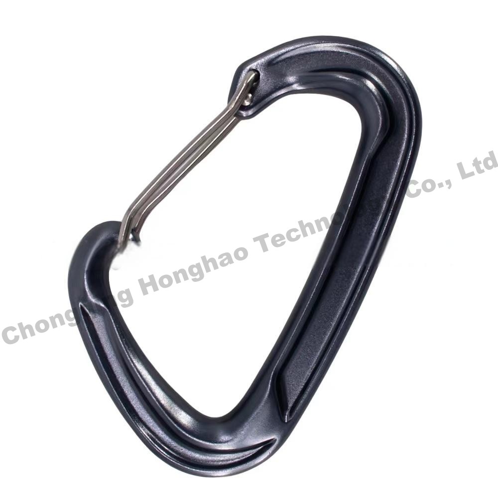 Portable Aluminium Alloy D Shape Climbing Lock 22KN for Secure Climbing Experience