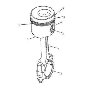 105-1710 Engine 3S4031 Piston Ring Group Cylinder Liner 1051710 Piston Ring 3S-4031