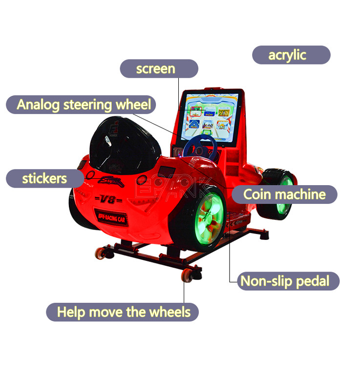 2021 new F1 outrun 3D racing cradle children's electric shopping mall kids game machine swing machine
