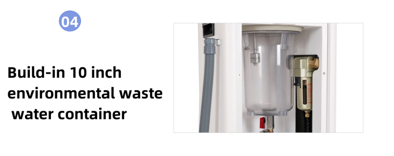 Portable Dental Vacuum Suction Unit 400W Mobile Suction Device Aspirator 800L Per Min Dental Suction Unit