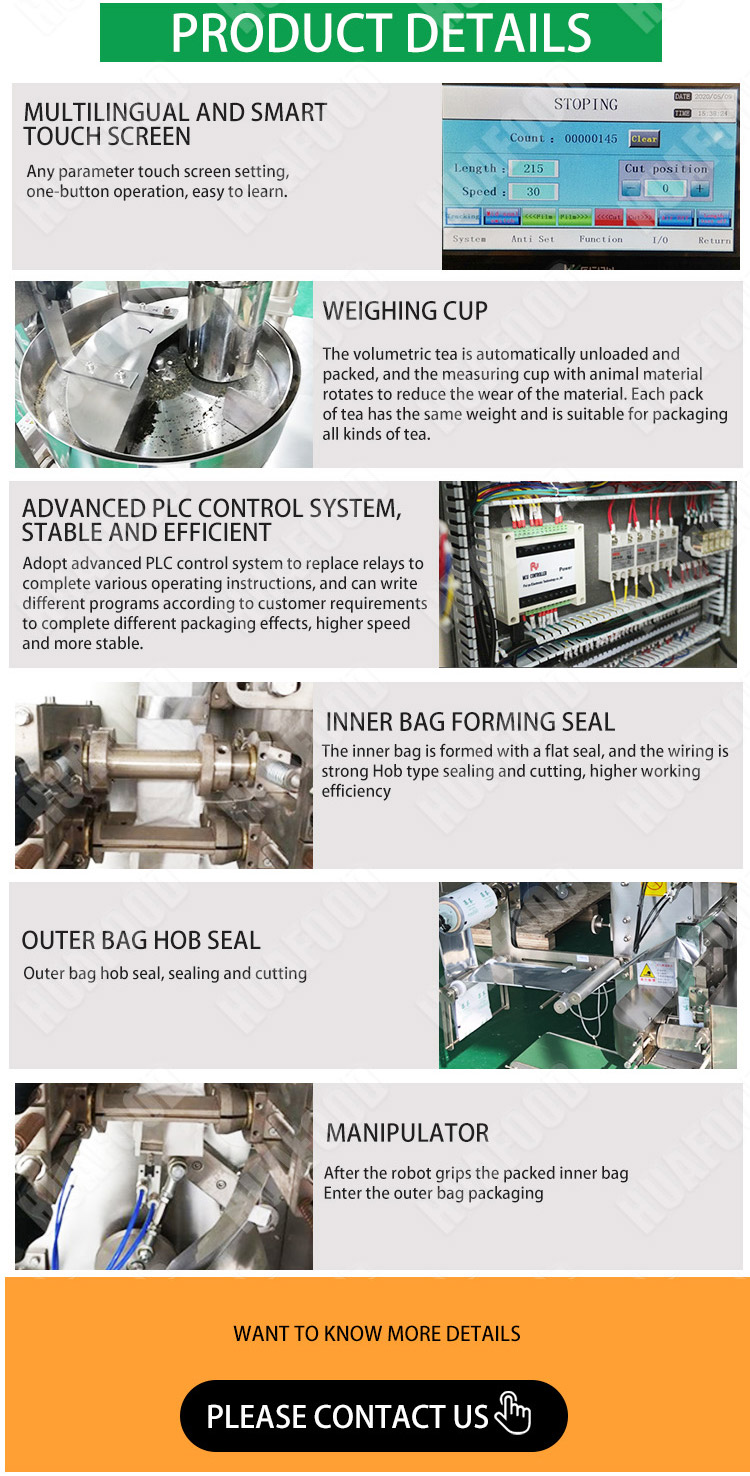 Automatic Food Packaging Machines Seasoning Sachet Powder Filling Machine