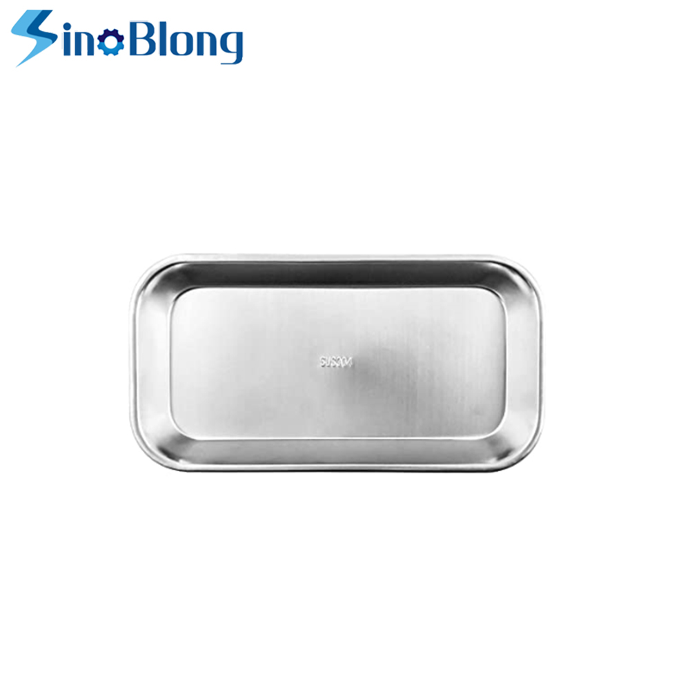 nickel plated metal serving rolling tray stamping manufacture parts