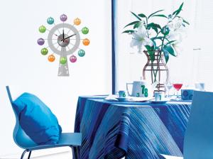  Designer Wall Sticker Clocks 10A045 / Flower Wall Decoration Manufactures