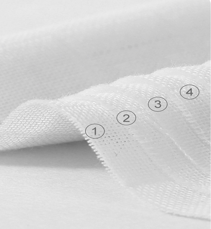 Untwisted Soft Gauze Fabric Plant Pattern Reactive Printing Any Color