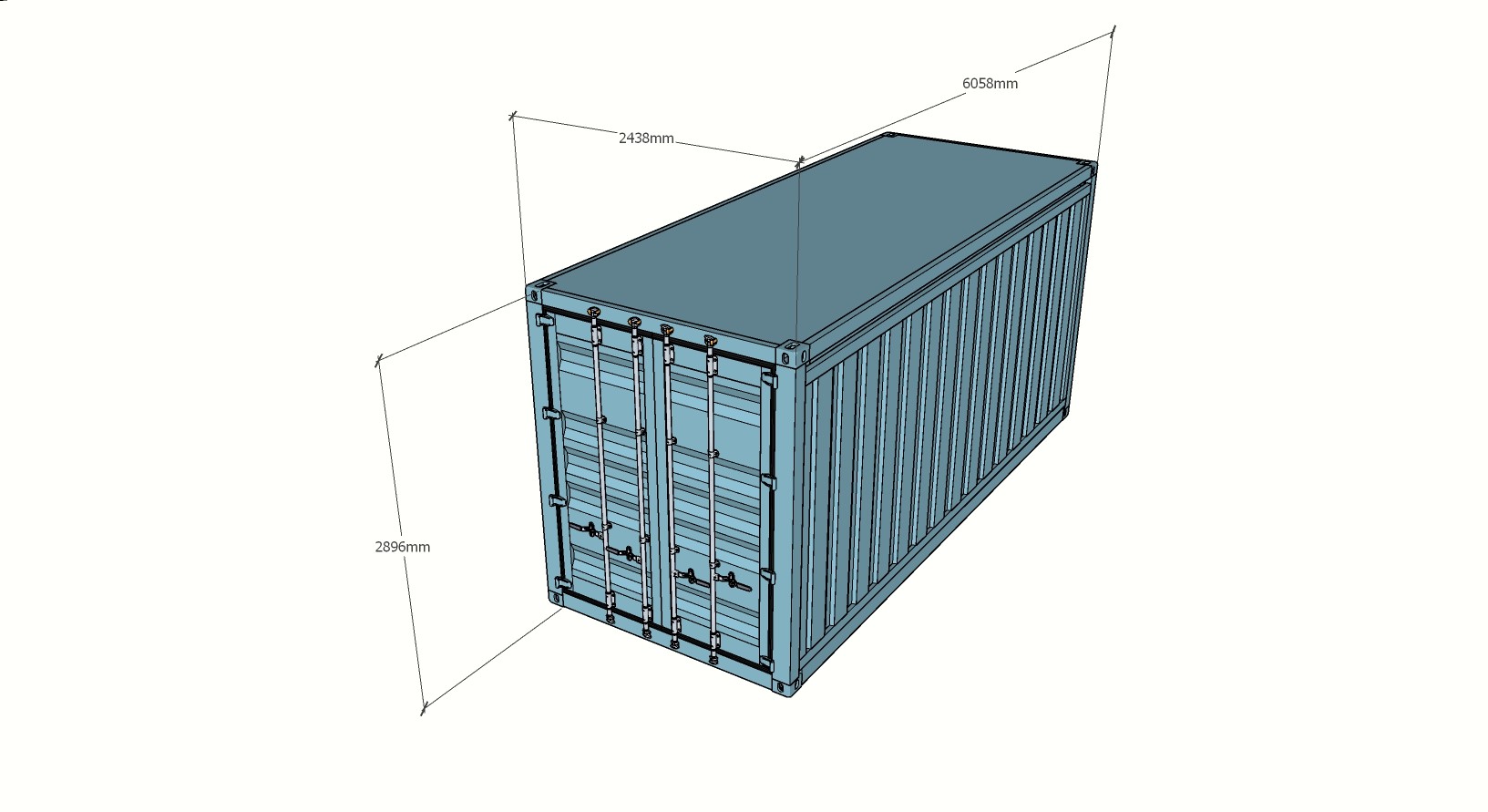 Pops Open 20 GP Prefabricated Collapsible Container House