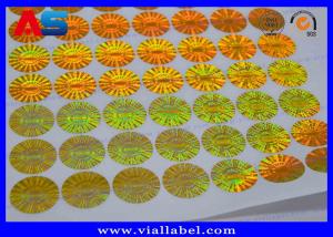  Adhesive Scratch off Holographic Seal Sticker Custom Design Manufactures