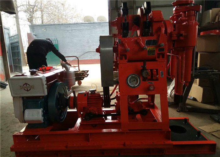 Popular Mobile Water Well Drilling Rigs GK-200 Portable Core Drilling Machine