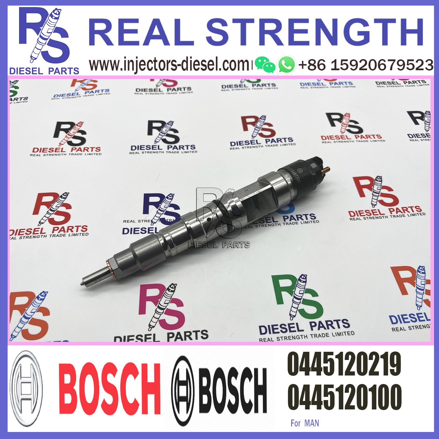 0445120219 04451-20219 Common Rail Diesel Injection System For Man 0 445 120 219