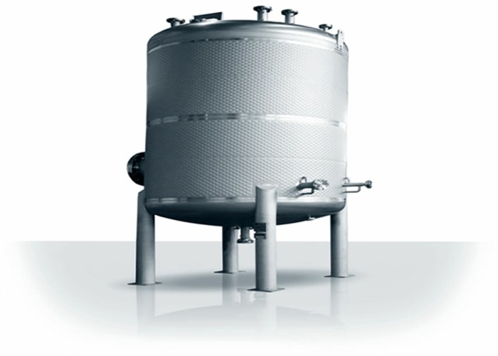 SS316L 2000L Pillow Plate Jacket Tank For Beer Fermentation