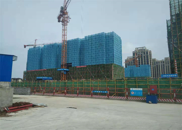 Round Hole Perimeter Construction Site Dust Screen Reusable High Rise Safety Screens