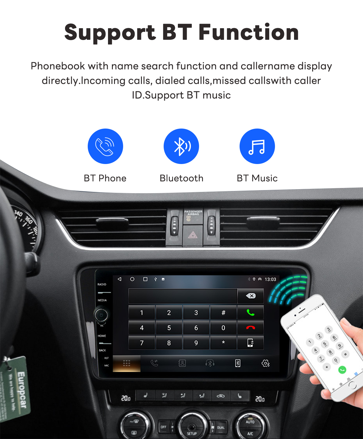 8 128G Car Radio DSP Android Auto GPS System for Toyota Camry 8 Core Android Player