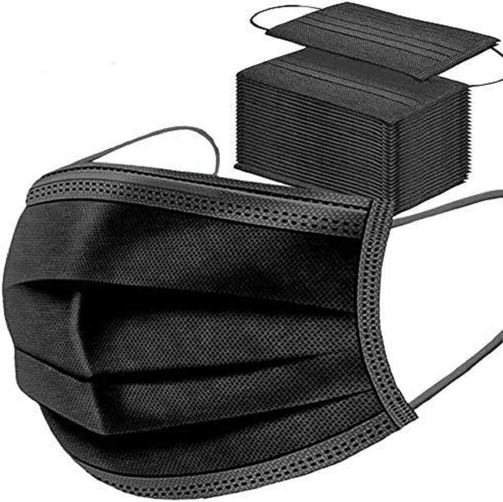 Manufacturer mask supplier Disposable 3 layers color black face mask EN14683 medical surgical face mask