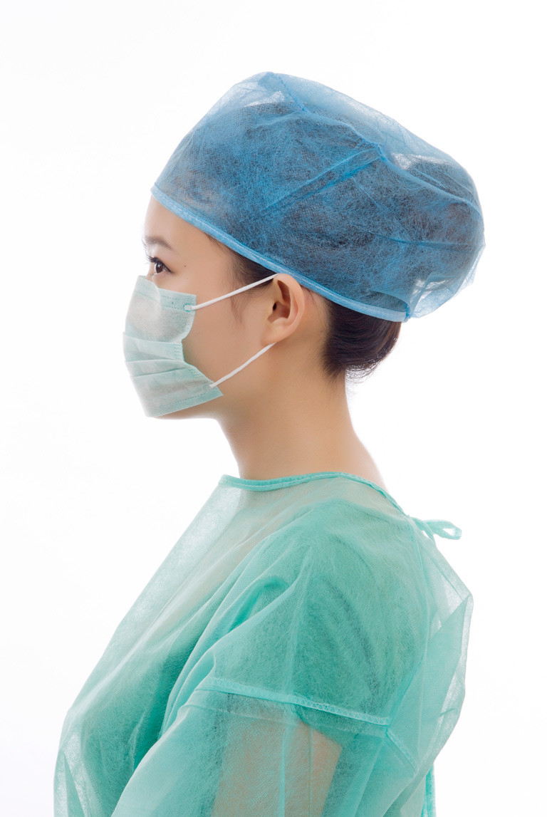 Breathable One Time Use Odorless Meltblown Nonwoven Face Mask With Earloop
