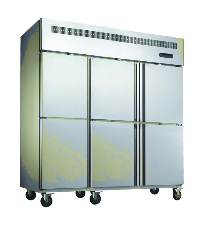 Commercial Upright Freezer , Kitchen Refrigerator Freezer CE CB