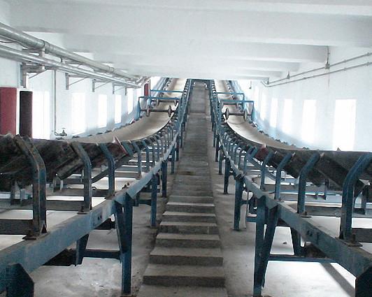 Strong Adaptability Conveying Equipment , Bulk Solid Transport Fixed Belt