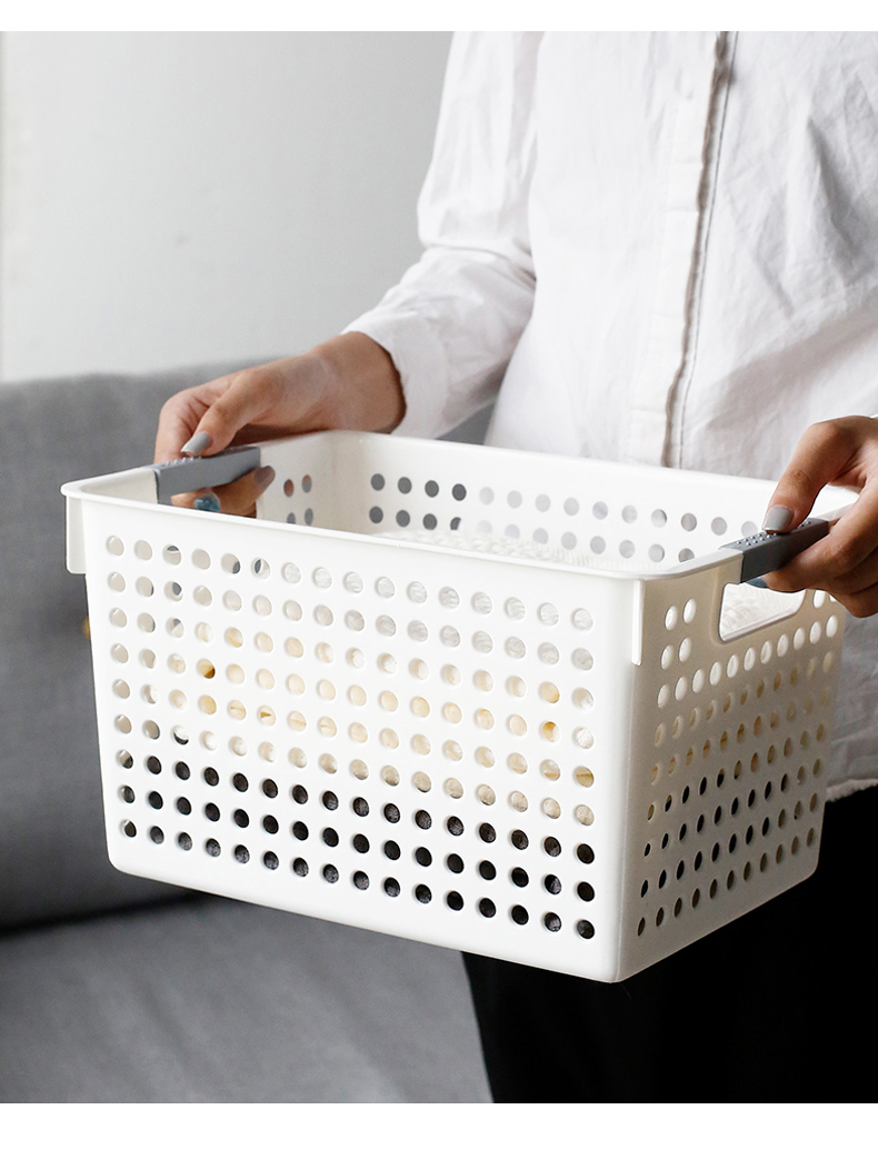 Multifunction Sterilite Deep Ultra Basket 34*16.8 Mesh Plastic Storage Basket