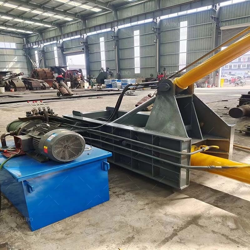 Automatic Metal Baler Machine for Scrap and Waste Packing 5000kg Weight Horizontal