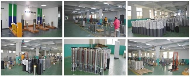 60cm Interception Rising Bollard System IP68 Lift Up Bollards