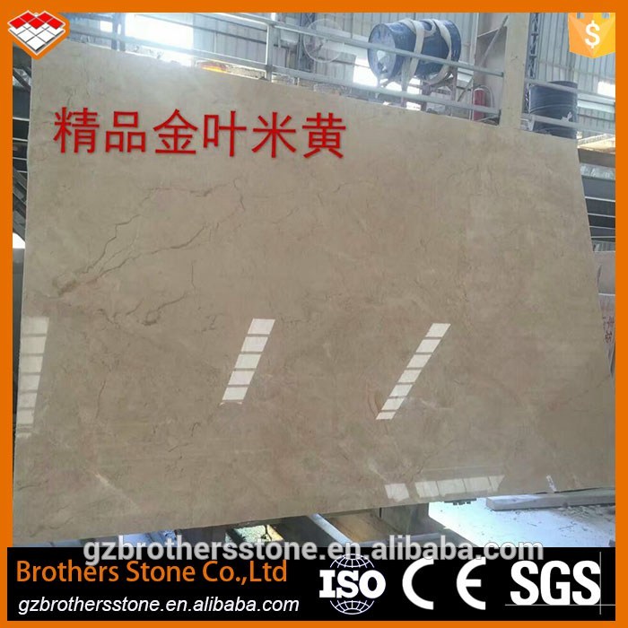 Imported Turkey royal gold leaf marble tiles italian marble flooring design