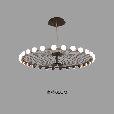 Duplex Building Ferris Wheel Large Chandelier Creative Industrial Ring Pendant Light(WH-AP-588)