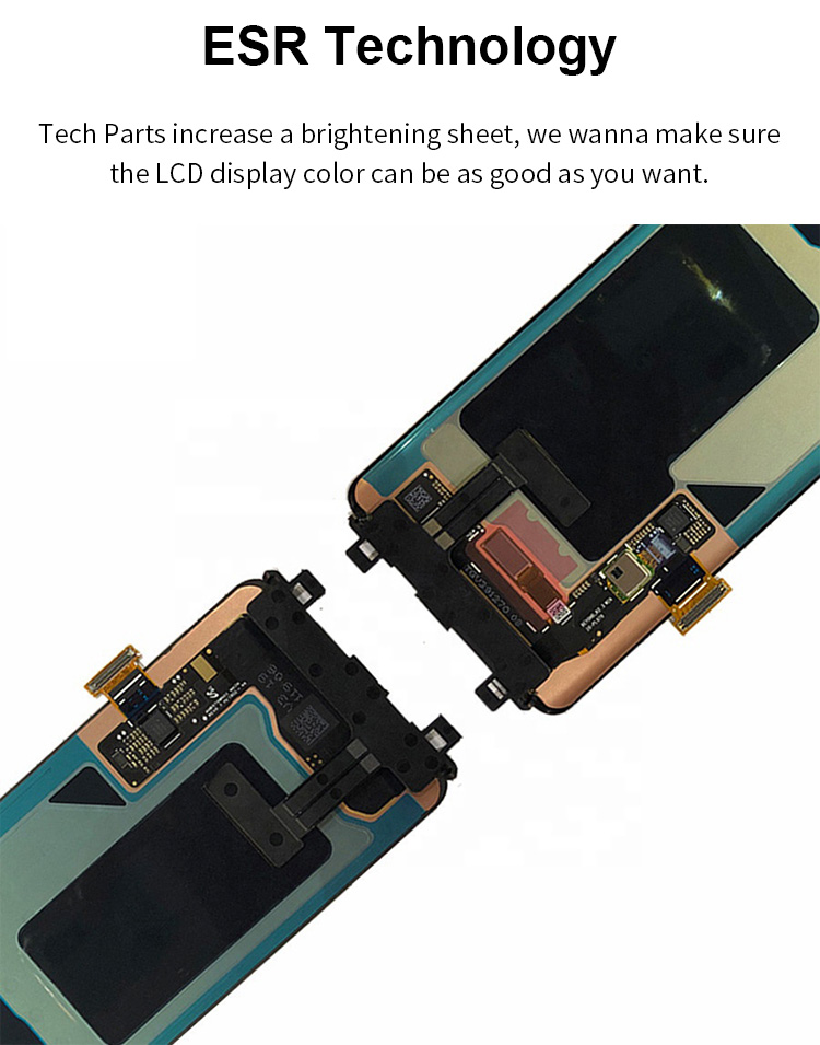 Black Blue Cell Phone OLED Screen For SAM Galaxy S10 G973F G973