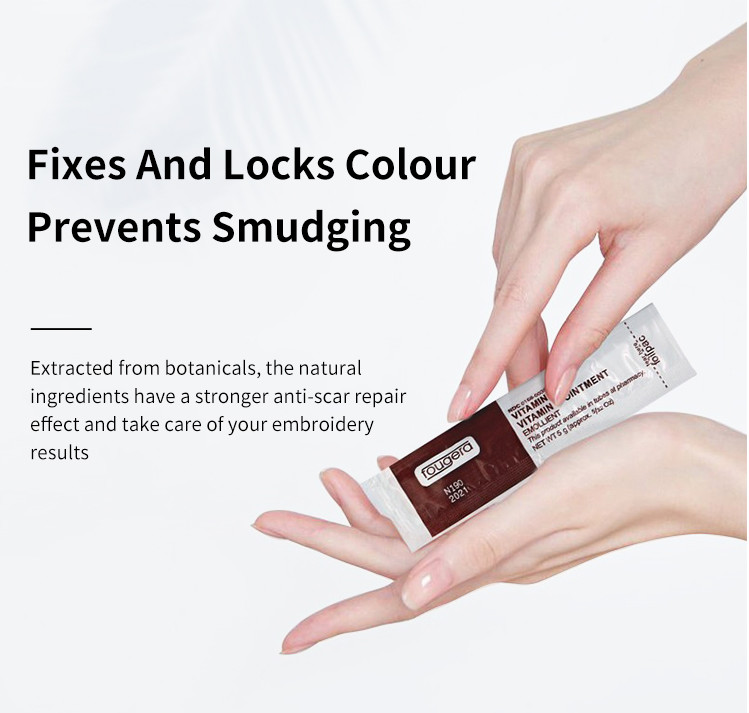 Organic Cosmetic Eyebrow Lip Tattoo Aftercare Vitamin A D Private Label