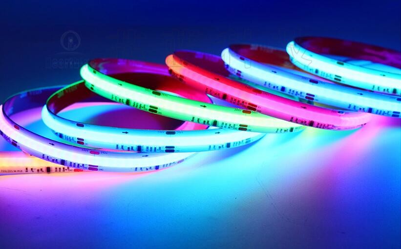 LED Addressable RGB COB LED Light Strips digital ribbon720leds/m COB Smart Lights Strip Light Flexible rope