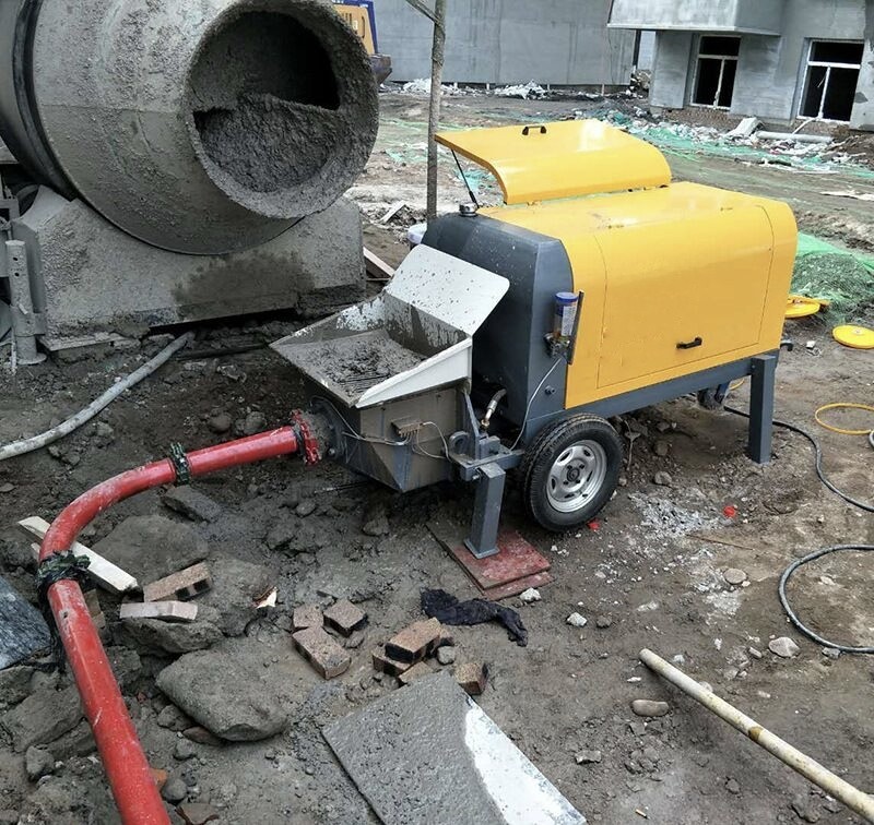 55KW XDEM Concrete Delivery Pump 25Mpa 50 Cubic Meters 350M
