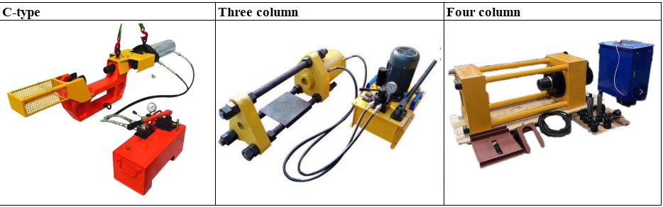 Track Pin Replacement with Portable Hand Power Hydraulic Master Pin Press Fudea Xiamen