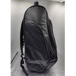 Black Polyester Racket Sports Bag With Shoe Compartment