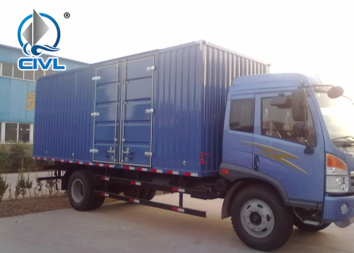New Sinotruk Howo 4x2 5 Ton Light Cargo Van Box Truck 6 wheeler 5 8 10 tons cargo truck