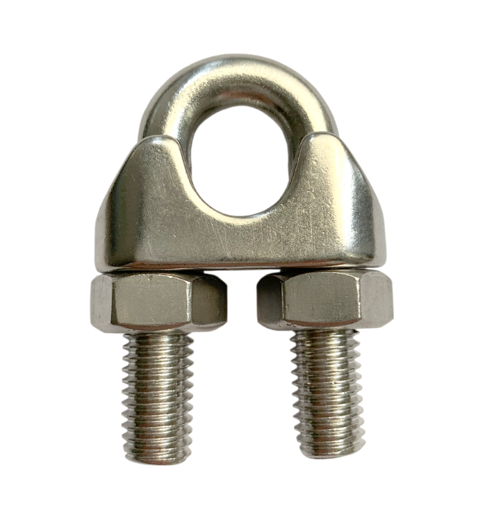DIN 741 Heavy Duty US Type Carbon Steel Drop Forged Wire Rope Clip Wire Rope Clamp