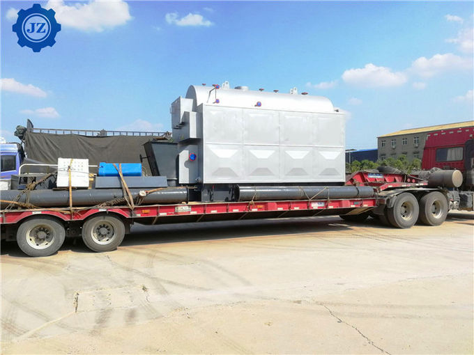 Wood Pellet Chip Firewood Log Paddy Rice Husk Solid Fuel Biomass Fired Steam Boiler Heating System