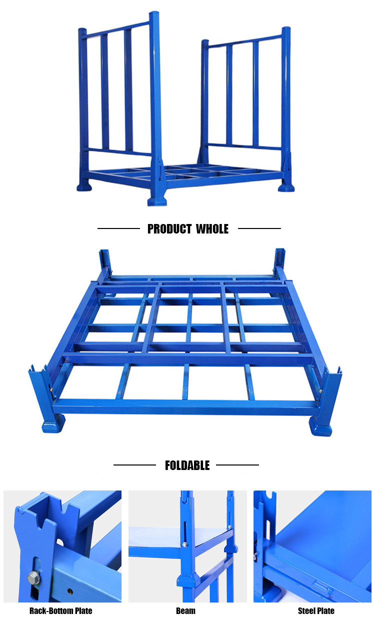 Customized Stainless Steel Pallet Stacking Racks Shelves System Capacity 500-3000kg Per Layer