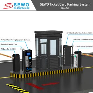 SEWO-X6 Automatic Barrier Gate with 0.4 s Open/Close Time and RS-232 Interface