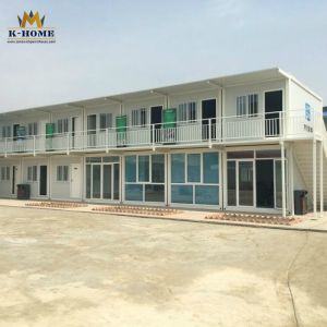 Two Story Modular Container Homes Students Accommodation Compact Size